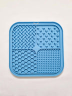 Silikon Haustier langsam Futter Matte, Leckmatte, Saugnapf Matte, 20x20 cm, Hunde angstlinderung, langsames Fressen