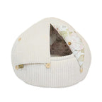 Katzenhöhlenbett mit Knöpfen, waschbares Haustierbett aus Polyester und Kunstfell, 55 cm Höhe, für Katzen und kleine Hunde