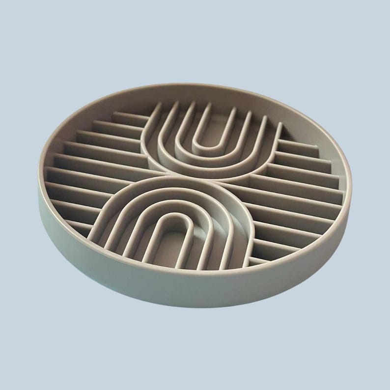 2-in-1 Slow-Feeder Futternapf und Lecksteinmatte aus Silikon für Hunde und Katzen