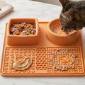 Silikon Lecksteinmatte Slow Feeder für Katzen und Hunde zur Angstlösung und Bereicherung