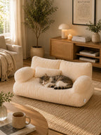 Luxusbett für Katzen und kleine Hunde – Ultraweiches Kuschelsofa